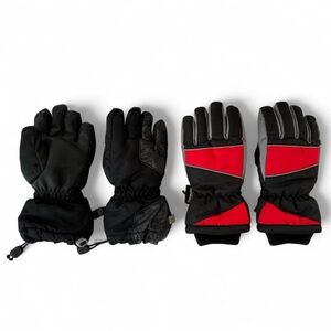 Bundle of Boys Winter Gloves Lot – Size 8 | REI + 3M Thinsulate (2 Pairs)